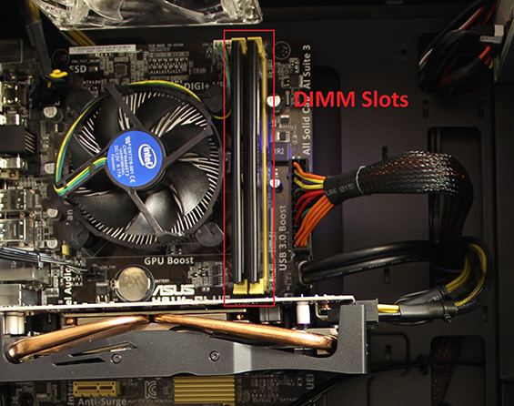 Image of DIMM Slots