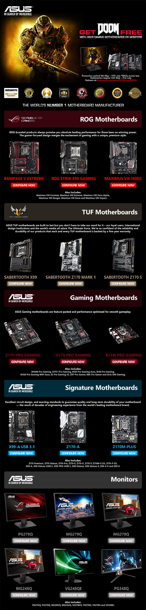 The Asus Doom PC Promotion