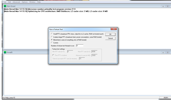 Prime95 Screenshot