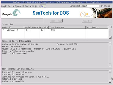 Seatools for DOS