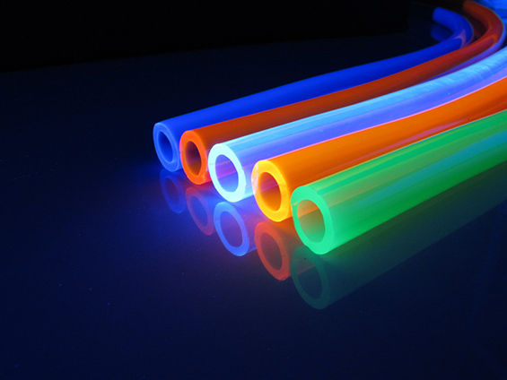 Image of different colour tubes