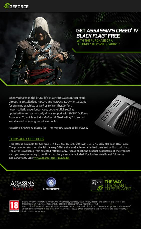 UK Gaming Computers Nvidia Assassins creed Promotion
