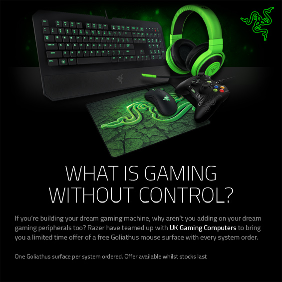 Razer Mouse Mat Promotion