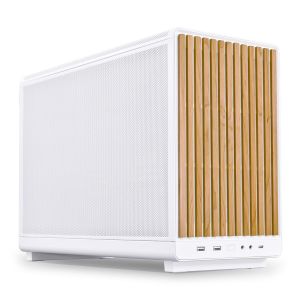 Lian Li Dan A3 mATX Wood Edition White