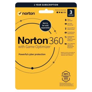 Norton 360 with Game Optimiser - 3 Devices