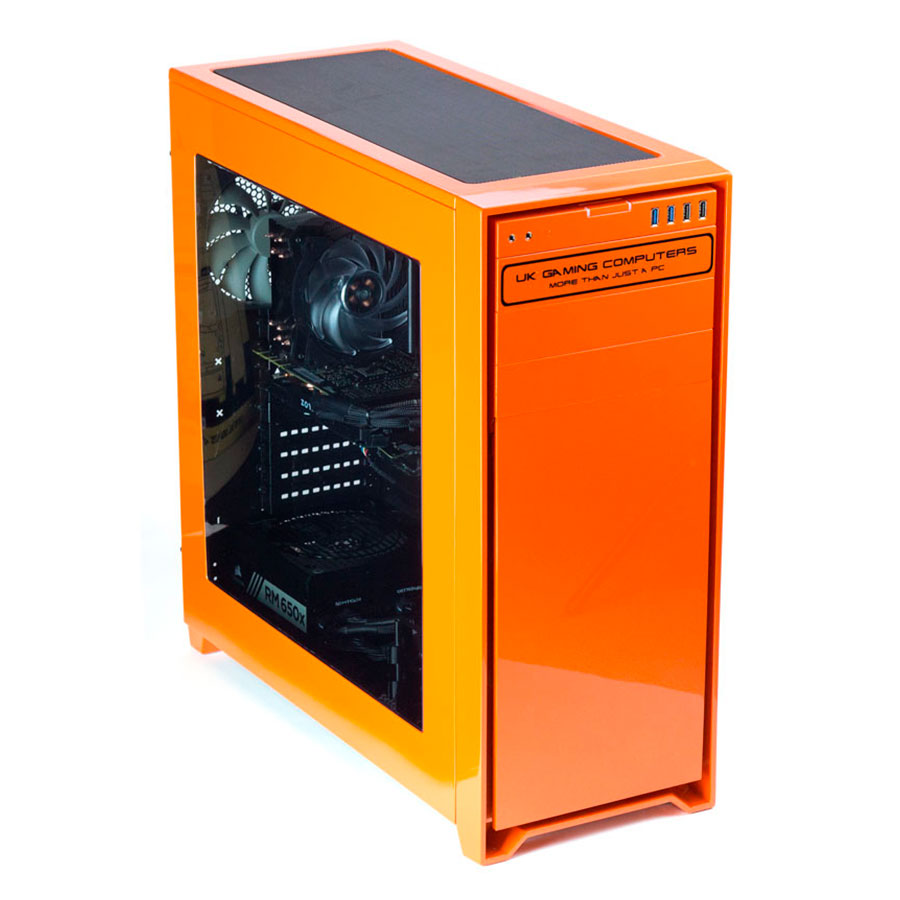 Orange Painted Corsair 750D