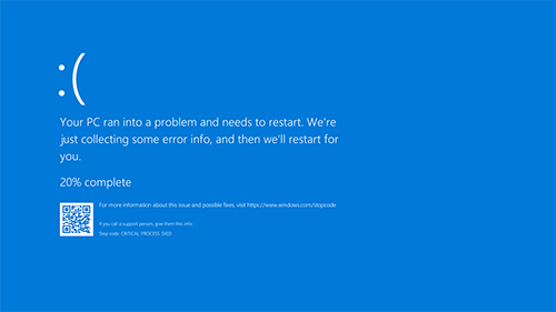 bsod screenshot